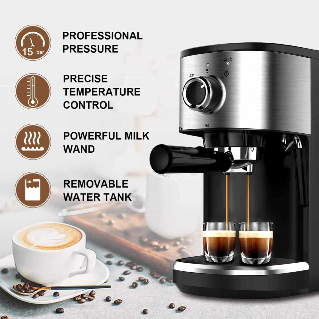 اسپرسوساز Bonsenkitchen مدل CM8902 | خرید و قیمت + مشخصات