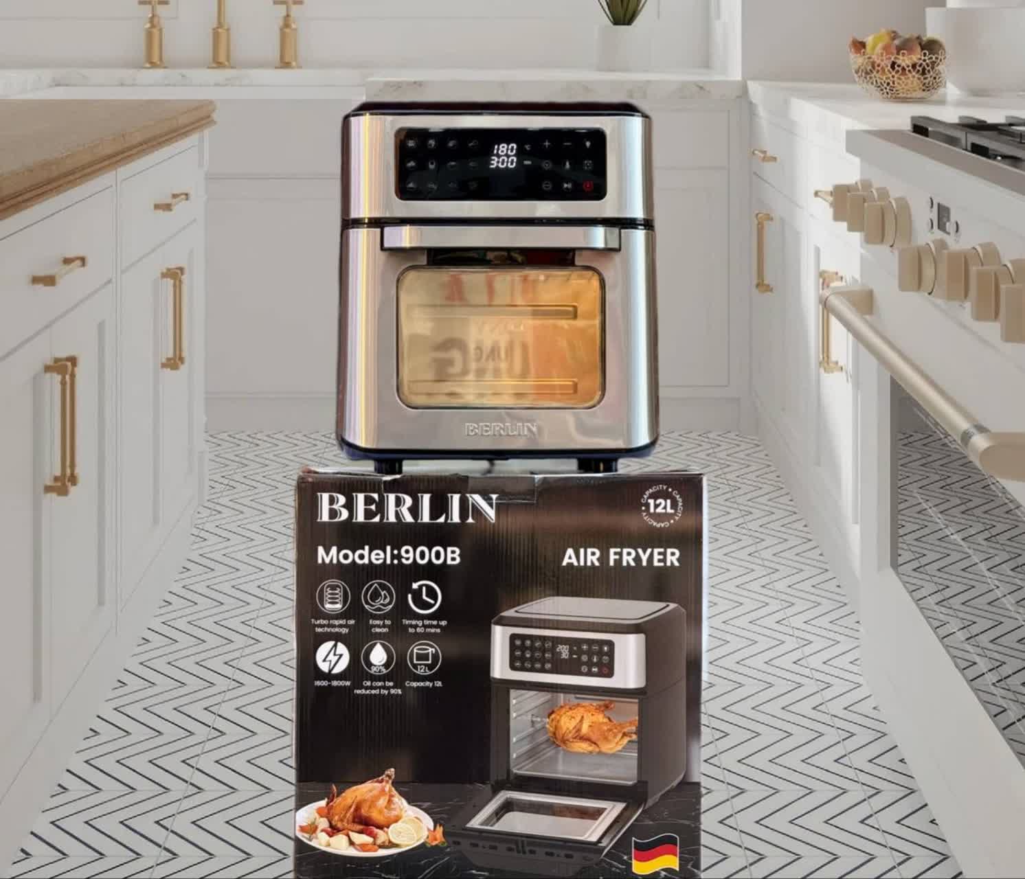 Berlin Fryer Model B900 سرخکن برلین مدل B900 | خرید Air Fryer مدرن و سالم برای خانه